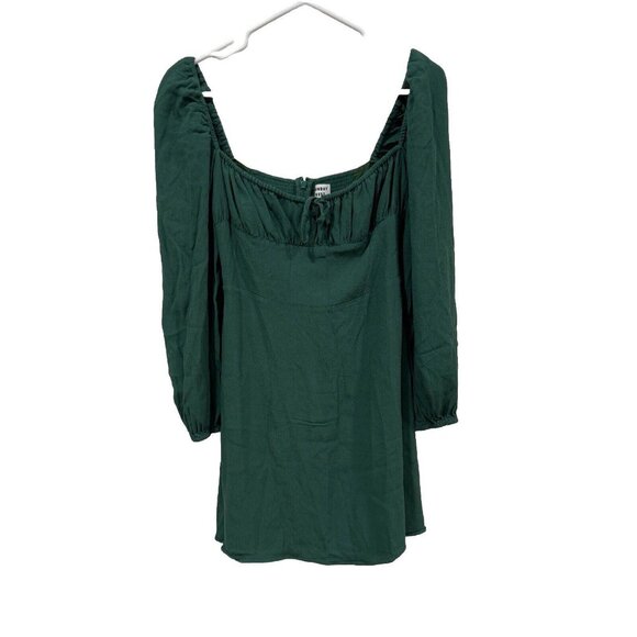 Sunday Best Delilah‎ Long sleeve Green Dress Short Aritzia Wilfred - Picture 1 of 8